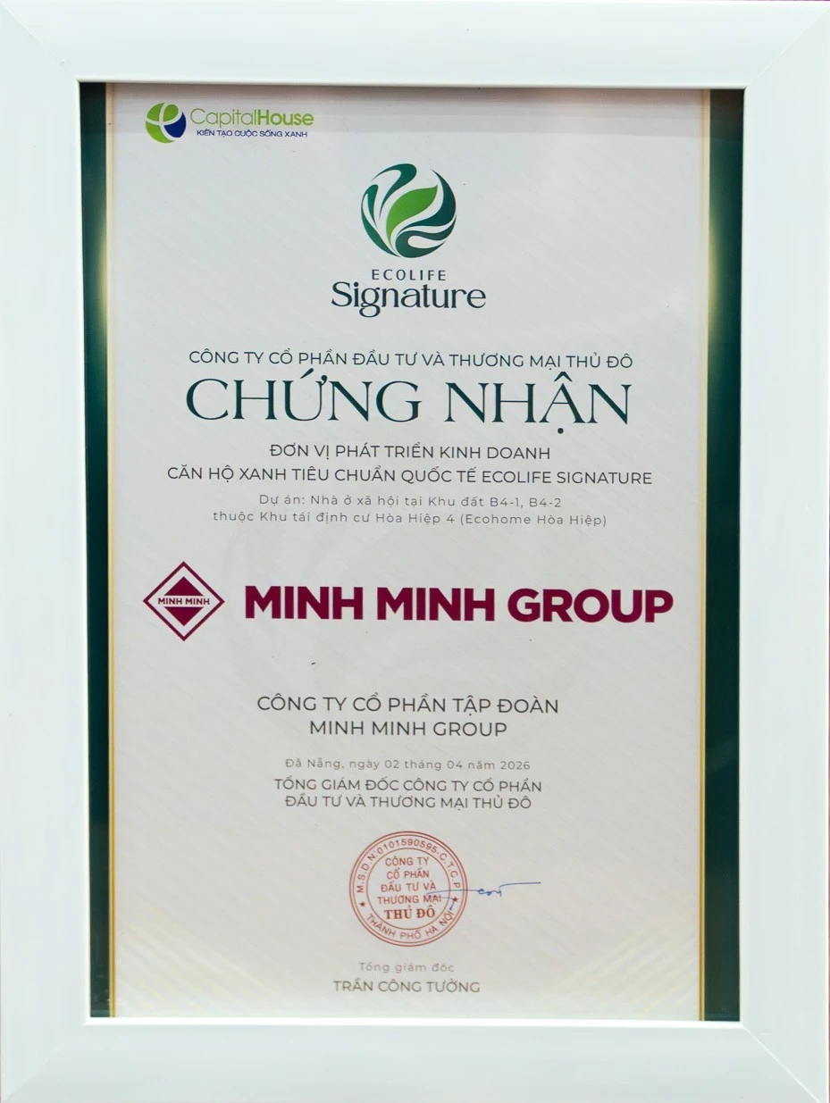 Minh Minh Group - Đơn vị phát triển kinh doanh Ecolife Signature Đà Nẵng