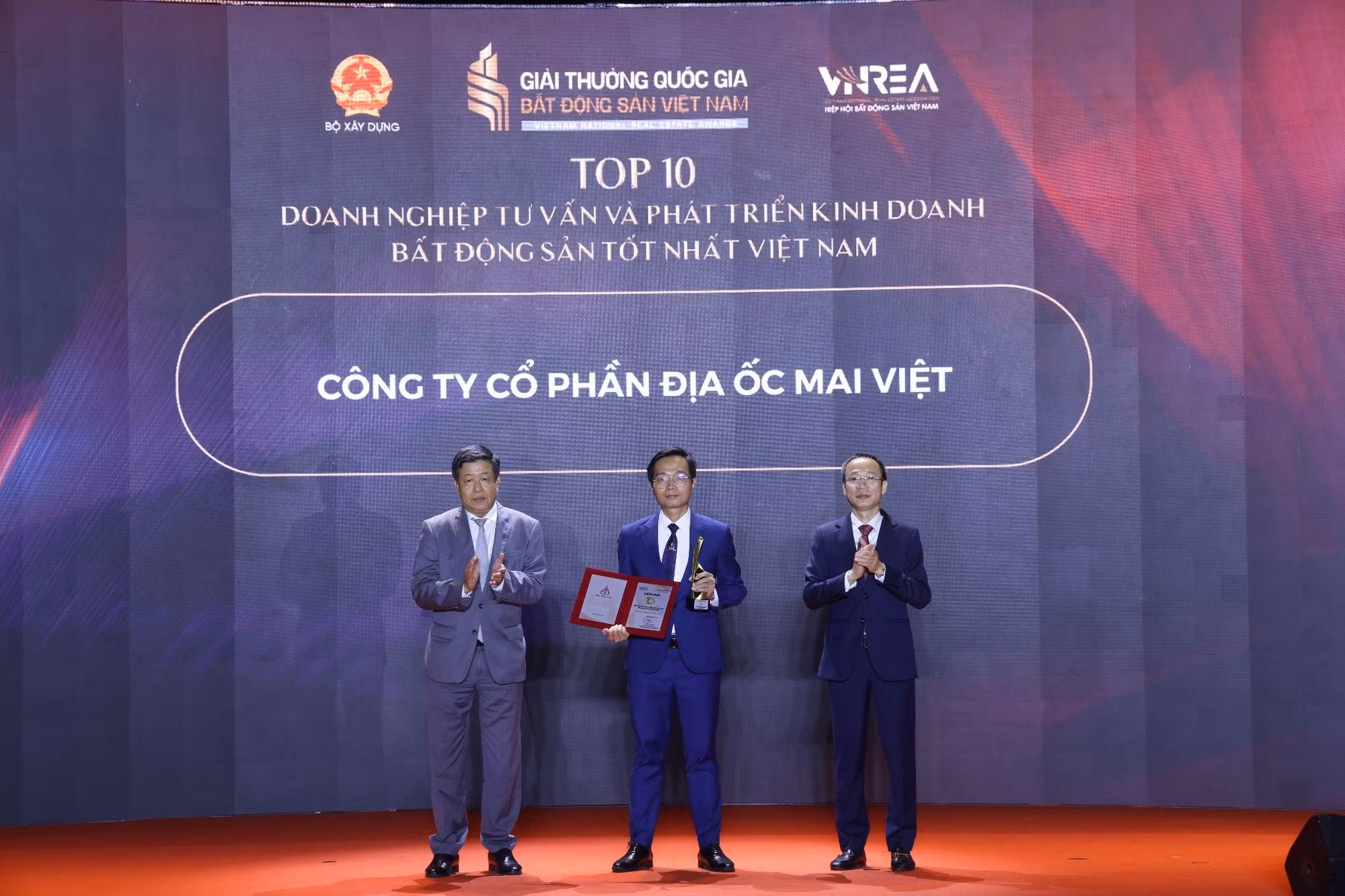 Mai Việt Land nhận 'cú đúp' tại Giải thưởng Quốc gia Bất động sản Việt Nam