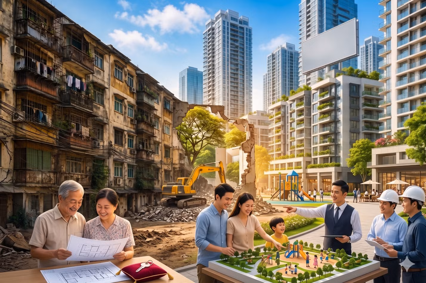 Cải tạo chung cư cũ khu vực lõi: Khi lợi ích an dân được đặt lên hàng đầu