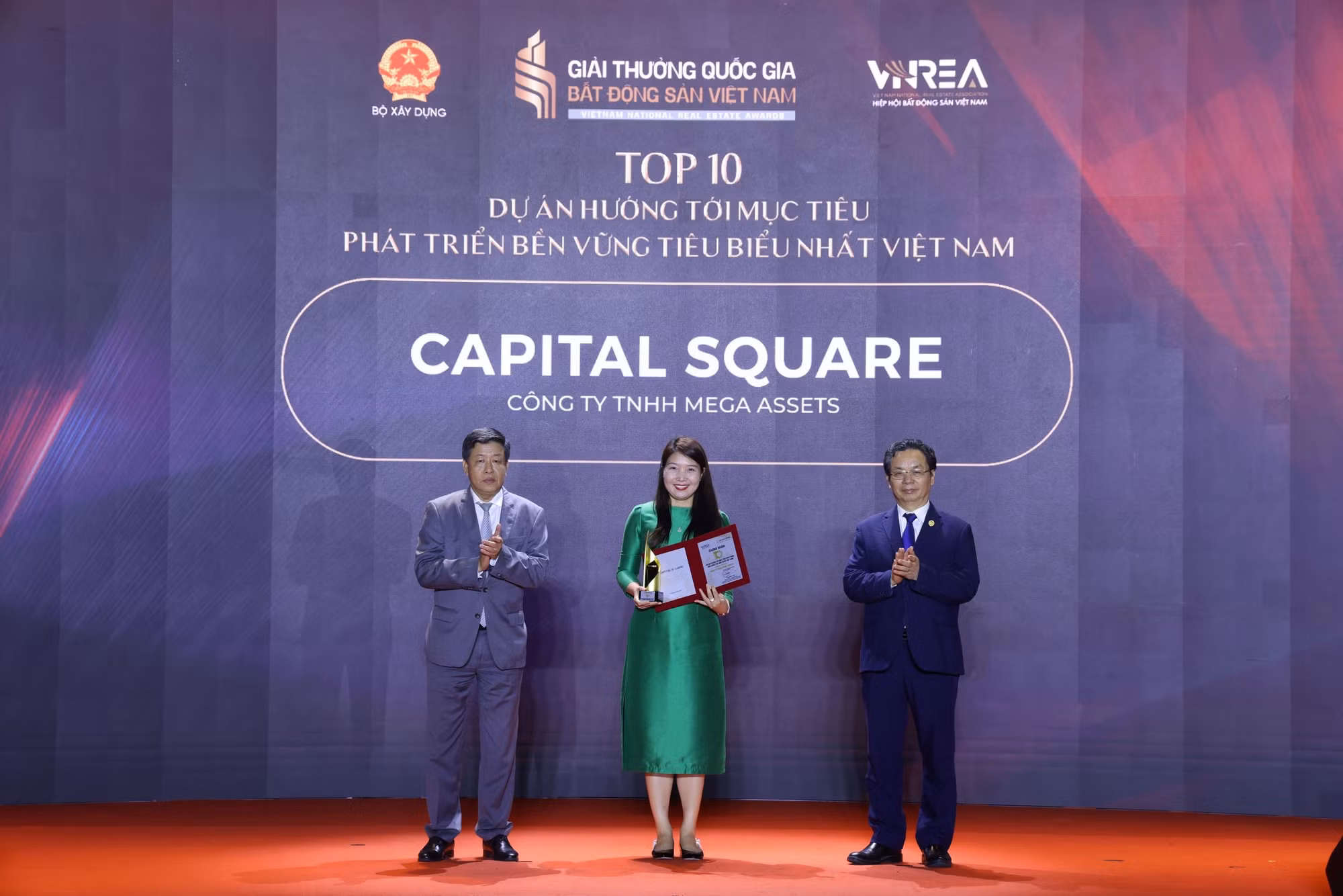Capital Square được vinh danh Top 10 Dự án Hướng tới Mục tiêu Phát triển Bền vững Tiêu biểu Nhất Việt Nam