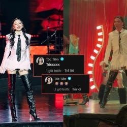 Dàn diễn viên Đảo Hoa Hậu hát Rock Thiệp Hồng, Tóc Tiên phản ứng ra sao?