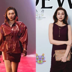 Thanh Hằng biến hóa phong cách trong 2 chương trình sát lịch