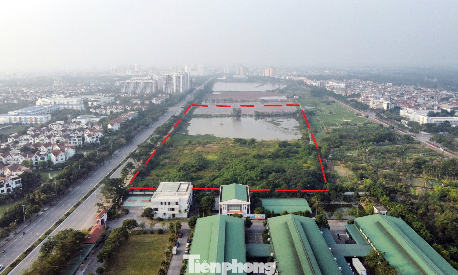 Cận cảnh khu đất xây 12 toà nhà ở xã hội ngay sát khu 'nhà giàu' Hà Nội