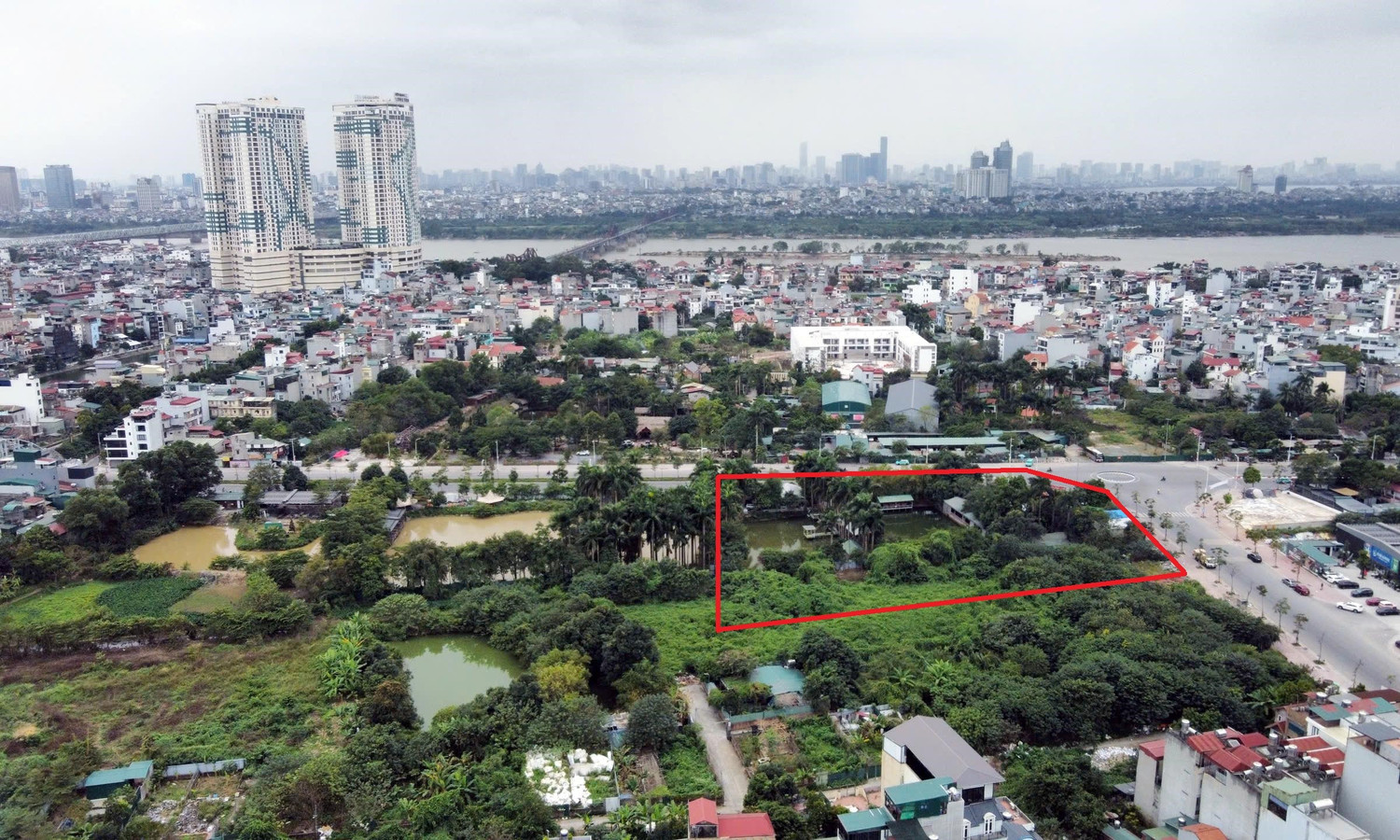 Cận cảnh khu đất dự kiến xây NƠXH cho cán bộ Văn phòng Chủ tịch nước