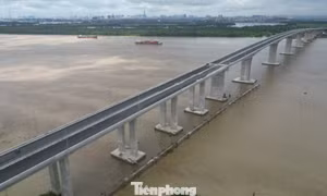 Hình ảnh cầu lớn nhất trên tuyến Vành đai 3 TPHCM trước ngày thông xe