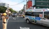 Tạm ngưng lưu thông ôtô qua cầu Bình Triệu 1, xe ùn ứ ở cửa ngõ TPHCM