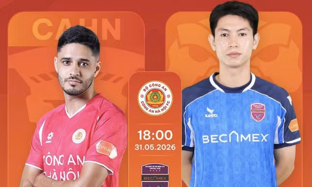 Trực tiếp CAHN vs Becamex TPHCM, 18h00 ngày 31/5: Nóng bỏng cuộc đua trụ hạng