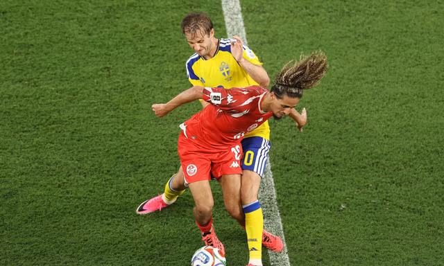 Trực tiếp Thụy Điển vs Tunisia 2-1 (H2): Thuỵ Điển ép sân 