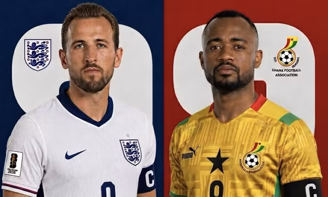 Trực tiếp Anh vs Ghana, 03h00 ngày 23/6: 'Tam sư' áp đảo