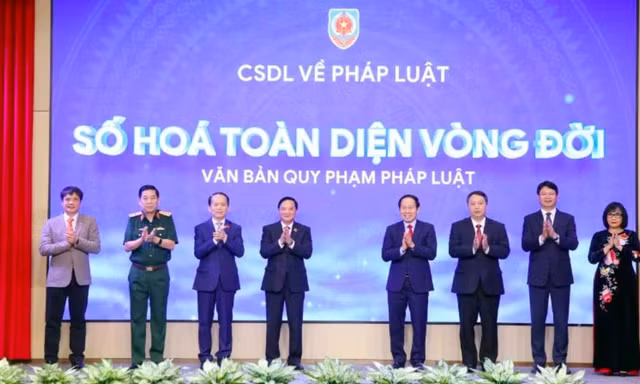Bộ Tư pháp khai trương phiên bản mới Cơ sở dữ liệu quốc gia về pháp luật