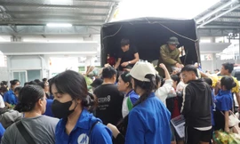 Tất cả đều hối hả, khẩn trương.