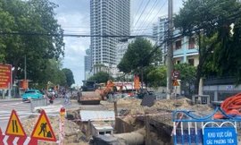 Lần đầu tiên một nhà thầu ở Nha Trang bị lập biên bản vì thi công cẩu thả