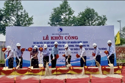 Hơn 40.000 người dân ở Quảng Trị được dùng nước sạch