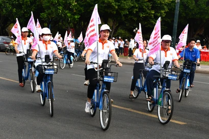 Vũng Tàu diễu hành bằng xe đạp hưởng ứng Tháng Hành động vì bình đẳng giới