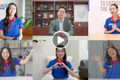 Sĩ tử 2K7 sẵn sàng bước vào kỳ thi, tình nguyện viên túc trực hỗ trợ