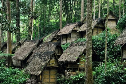 Một góc làng Baduy Dalam.