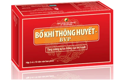 Bổ khí thông huyết BVP đạt danh hiệu Ngôi sao thuốc Việt 2014