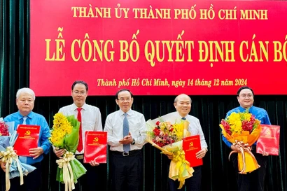 TPHCM bổ sung 4 Thành ủy viên