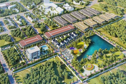 Phối cảnh dự án Khu đô thị Đông Nam 