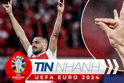 TIN NHANH EURO 2024: Ngôi sao Thổ Nhĩ Kỳ nguy cơ bị cấm thi đấu vì màn ăn mừng kỳ lạ