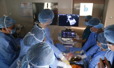 Cứu sống bào thai dị tật tim rất nặng ngay trong bụng mẹ