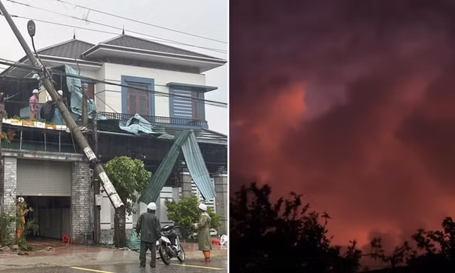 Bầu trời đỏ bầm ở Nghệ An sáng nay là hiện tượng gì, có báo hiệu gì không?