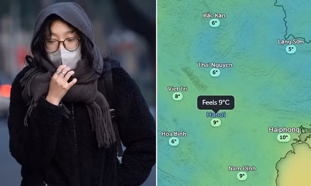 Hà Nội tiếp tục ghi nhận nhiệt độ dưới 10 độ C, sáng mai có thể rét hơn?