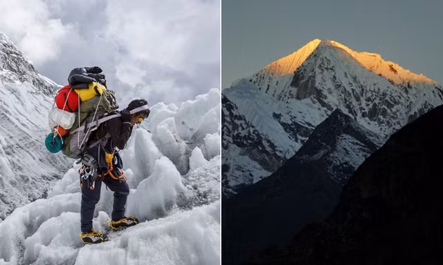 Đỉnh núi Khumbila được người Sherpa coi là ngọn núi thiêng ở Nepal.