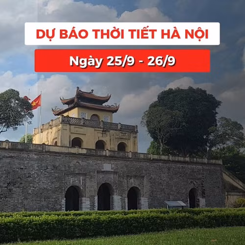 Bản tin Thời tiết Hà Nội (25 - 26/9): Người dân Thủ đô ngắm trăng trong tiết thu dịu mát