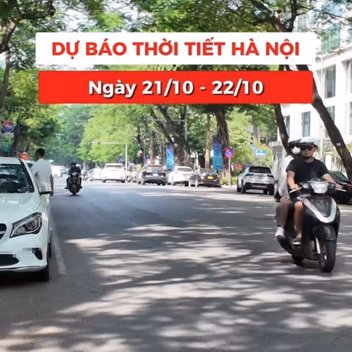 Bản tin Thời tiết Hà Nội (21 - 22/10): Khí lạnh yếu gây mưa rải rác nền nhiệt ít biến động