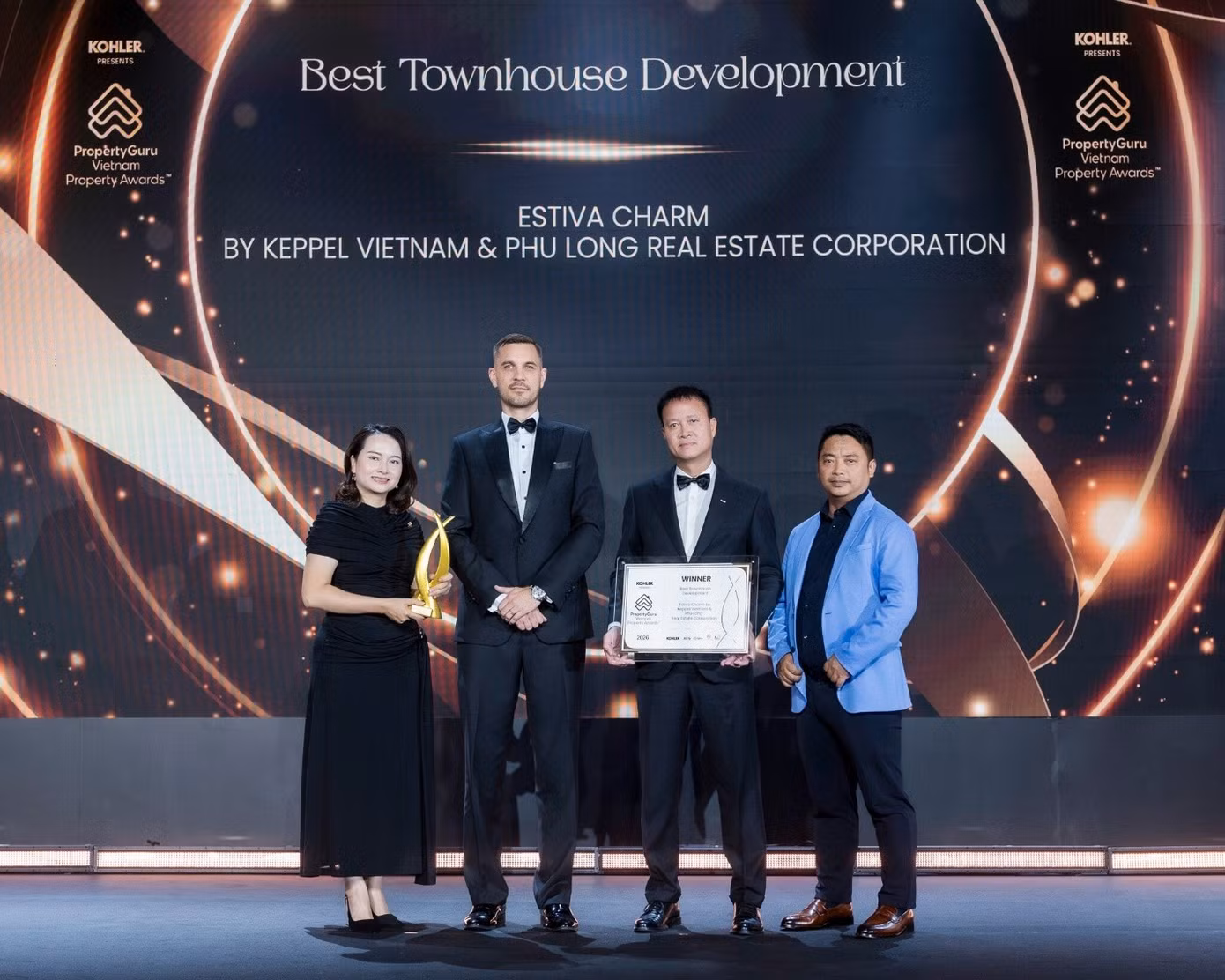 Estiva Charm, do Keppel và Phú Long hợp tác phát triển, đạt giải thưởng Dự án Nhà phố tốt nhất.