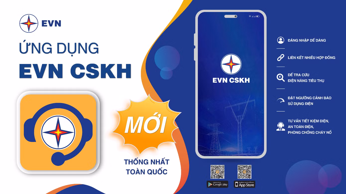 Ứng dụng dùng chung cho toàn bộ khách hàng sử dụng điện toàn quốc