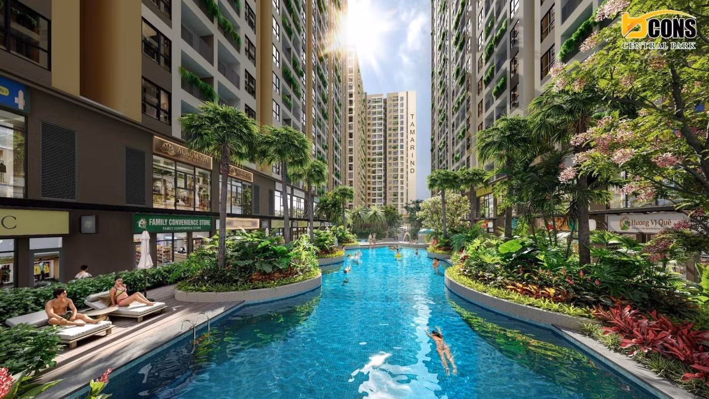 Tiện ích tại Bcons Central Park