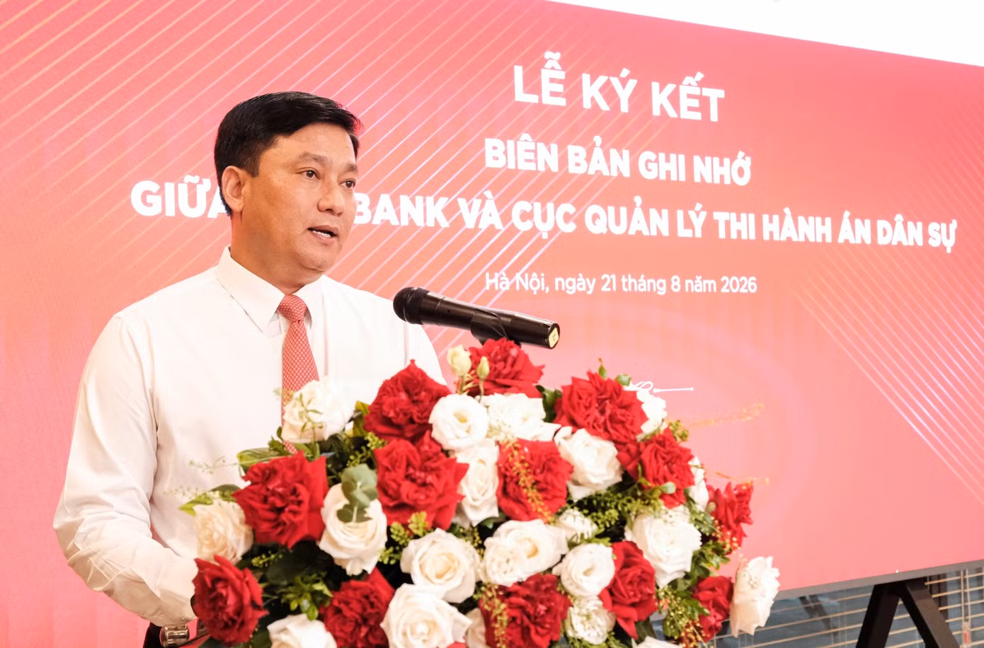 Ông Phạm Toàn Vượng - Thành viên HĐTV, Tổng Giám đốc Agribank phát biểu tại Lễ ký kết