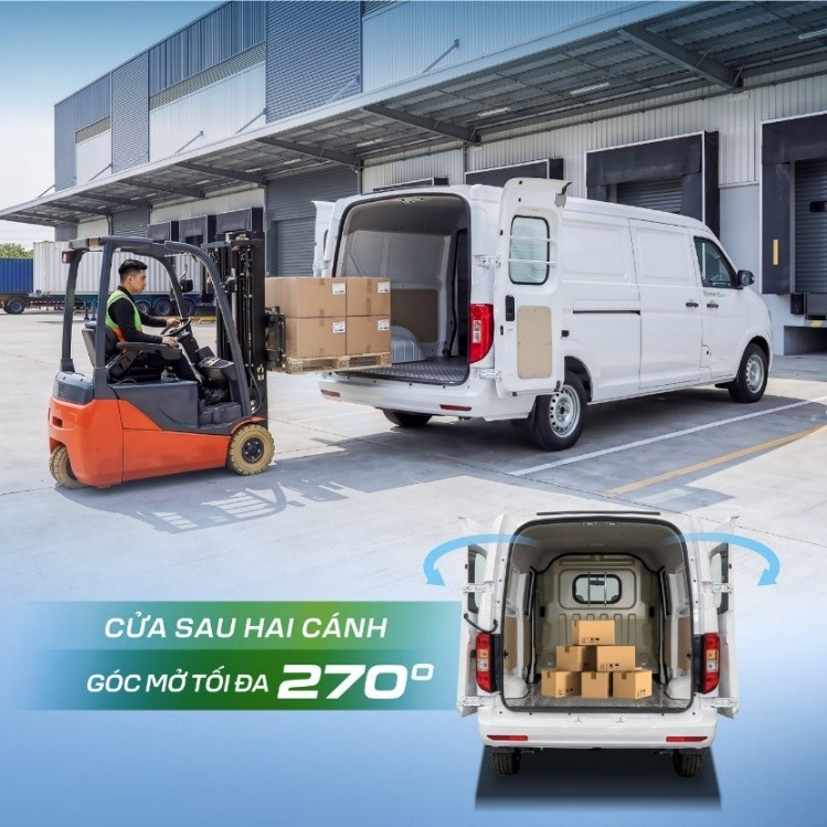 Xe tải van điện THACO TOWNER E hoàn toàn mới: giải pháp vận chuyển xanh, hiệu quả, kinh tế cho logistics đô thị
