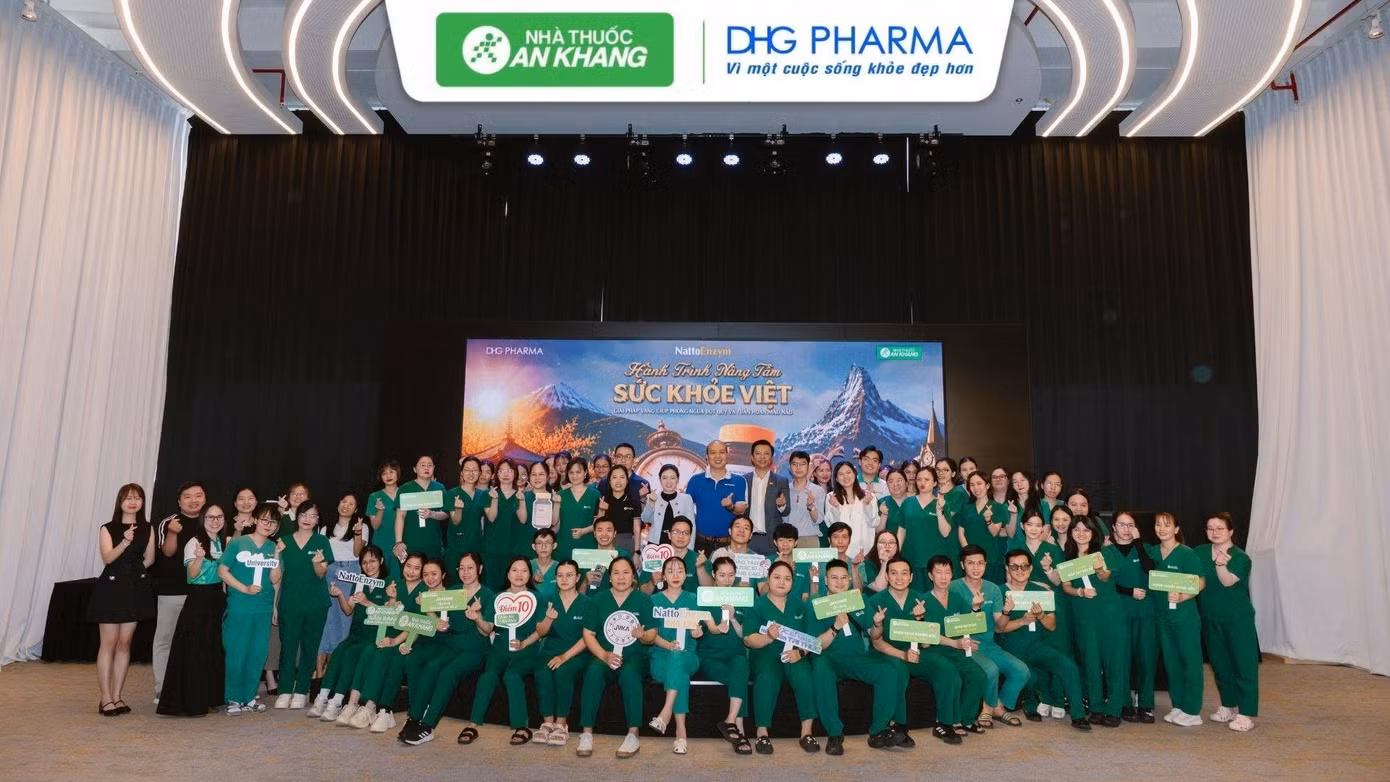 Đội ngũ dược sĩ An Khang thường xuyên tham gia các chương trình đào tạo chuyên sâu cùng các tổ chức y tế và thương hiệu dược phẩm quốc tế