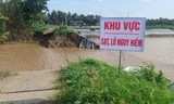 Sạt lở nghiêm trọng nhiều nơi ở Vĩnh Long