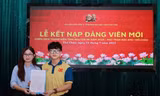 Sinh viên tình nguyện vinh dự được kết nạp Đảng tại đặc khu Thổ Châu