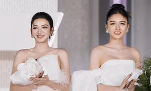 Gần 100 hoa hậu, siêu mẫu trình diễn bên bờ biển Vũng Tàu