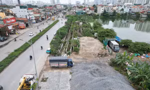 Dự án mở rộng đường Tam Trinh nguy cơ vỡ tiến độ
