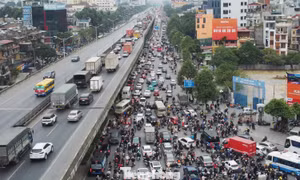 Cấm xe tải hơn 10 tấn đi đường trên cao Vành đai 3 