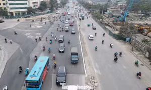 Hầm chui nút giao Giải Phóng - Kim Đồng sẽ thông xe ngày 10/2