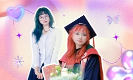 Thủ khoa ngành Nhật Bản học VJU và sở thích đổi màu tóc