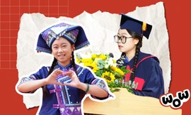 Nữ sinh người Choang Trung Quốc tốt nghiệp thủ khoa ngành Việt Nam học