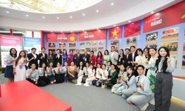 Dấu ấn sinh viên Ngoại giao tại Triển lãm '80 năm Hành trình Độc lập - Tự do - Hạnh phúc'