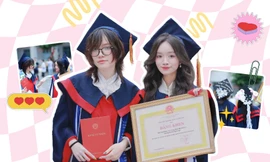Cặp chị em họ Hải Phòng cùng tốt nghiệp thủ khoa ngành sư phạm ULIS 