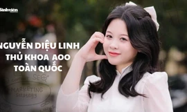 Nguyễn Diệu Linh - Thủ khoa khối A00 toàn quốc quê Hưng Yên : 'Ngoại thương là ước mơ của em từ năm lớp 10'