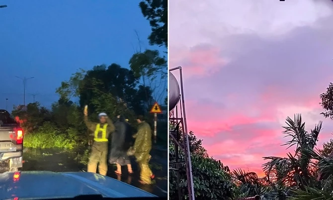 Bầu trời đỏ hồng ở Đắk Lắk sau bão số 13 là gì, có phải dấu hiệu mưa nhiều?