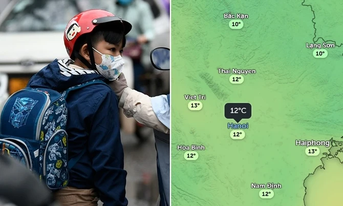 Ngày mai gió Đông Bắc mạnh hơn khiến Hà Nội rét hơn hôm nay, bao giờ mới đỡ?