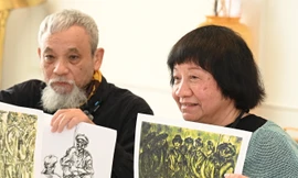 Đưa thành công bức tranh vẽ Đại tướng Võ Nguyên Giáp ở Tân Trào về Việt Nam